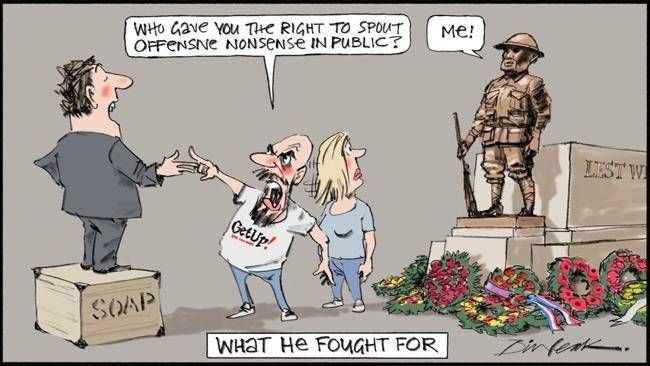 Anzac Day 2017 — The late Bill Leak at his very best