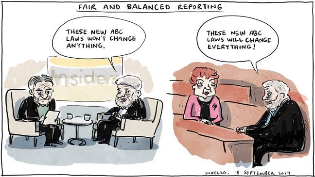 Hanson’s ABC laws ‘won’t change a thing’ — The Australian