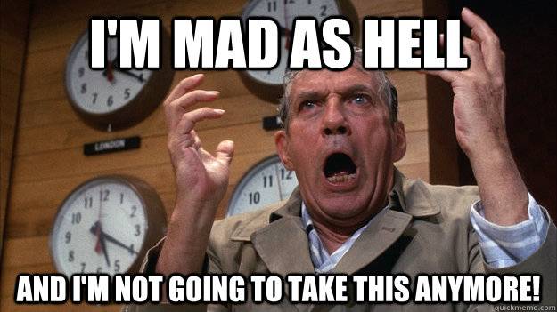 The distilled essence: People are as mad as hell — UK election, Brexit, The EU, Hanson, Trump, Orange. A pattern of all round discontent.