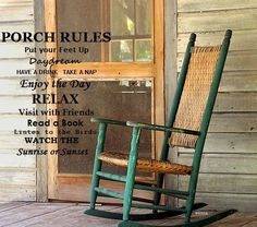 On Porches and Baseball Bats